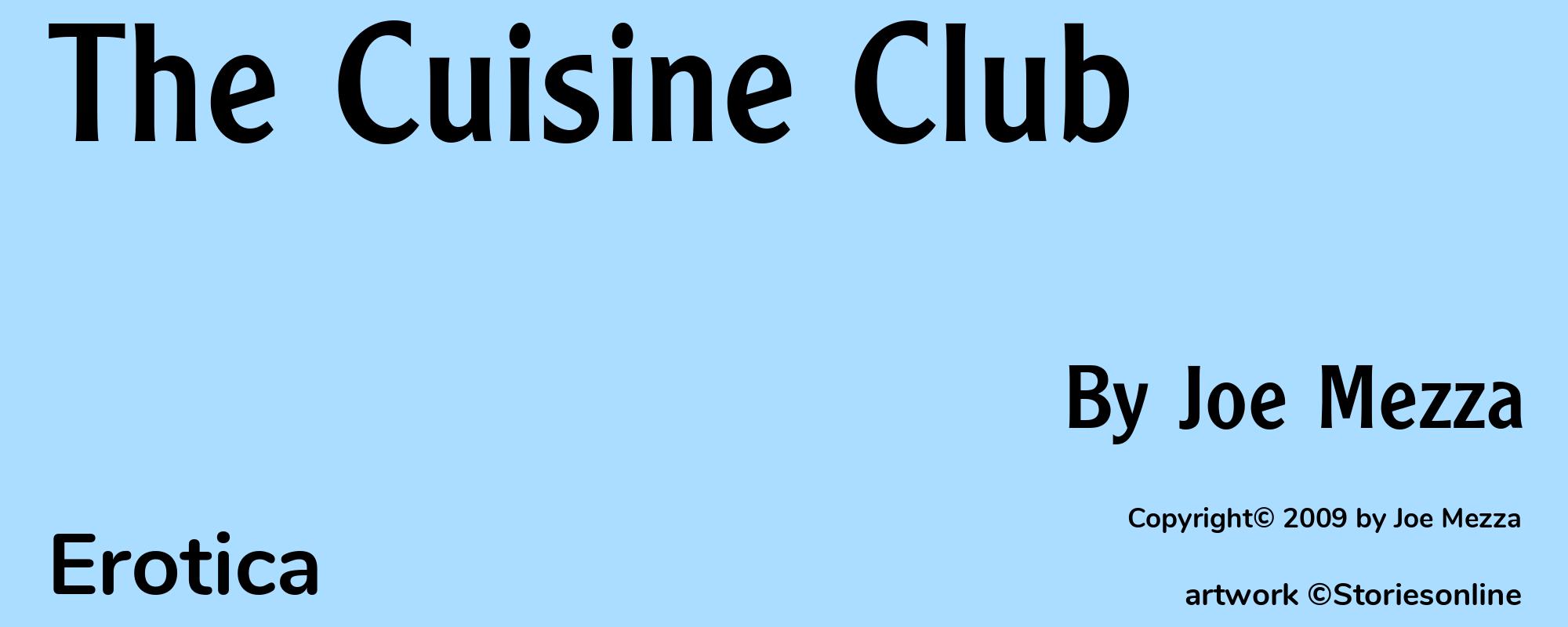The Cuisine Club - Cover
