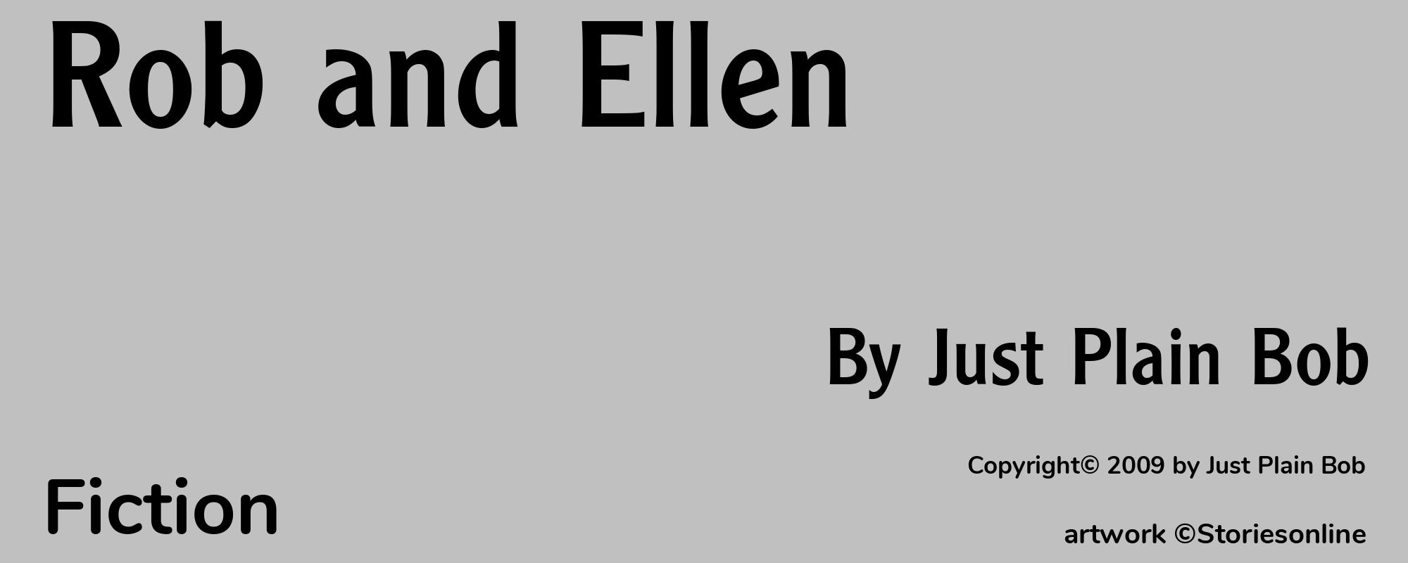 Rob and Ellen - Cover