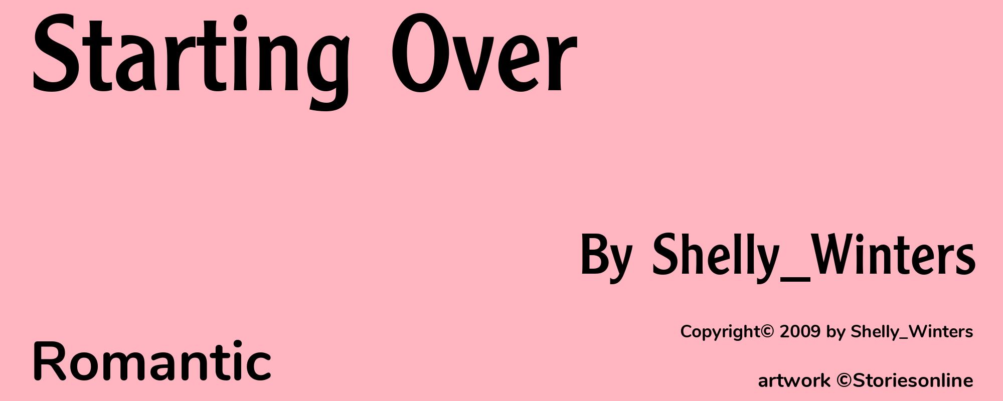 Starting Over - Cover