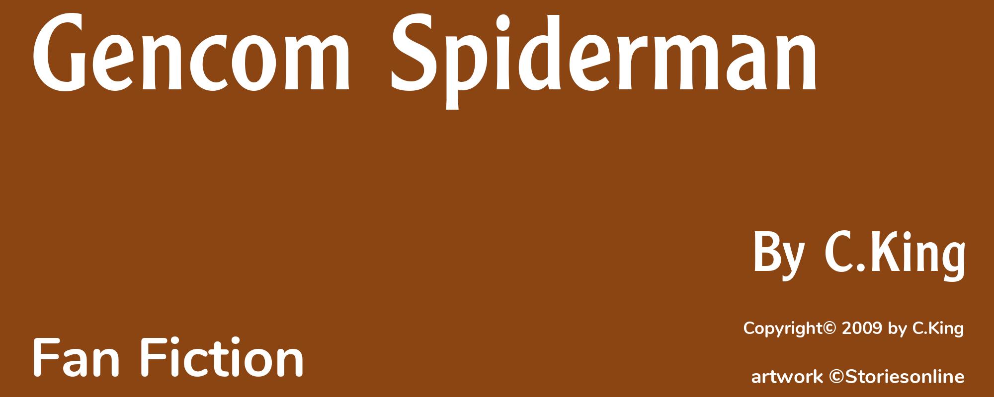 Gencom Spiderman - Cover
