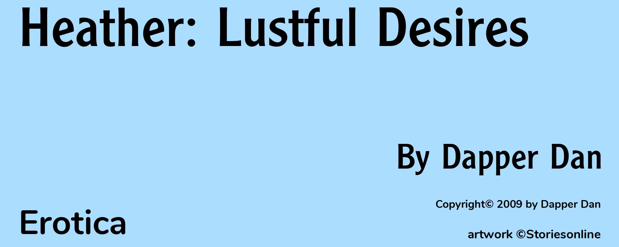 Heather: Lustful Desires - Cover