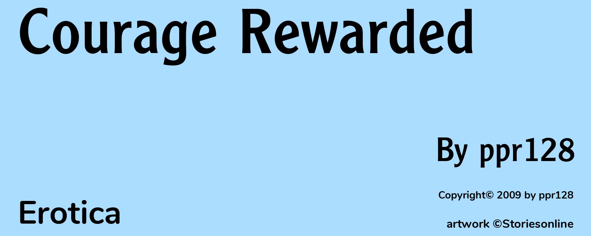 Courage Rewarded - Cover