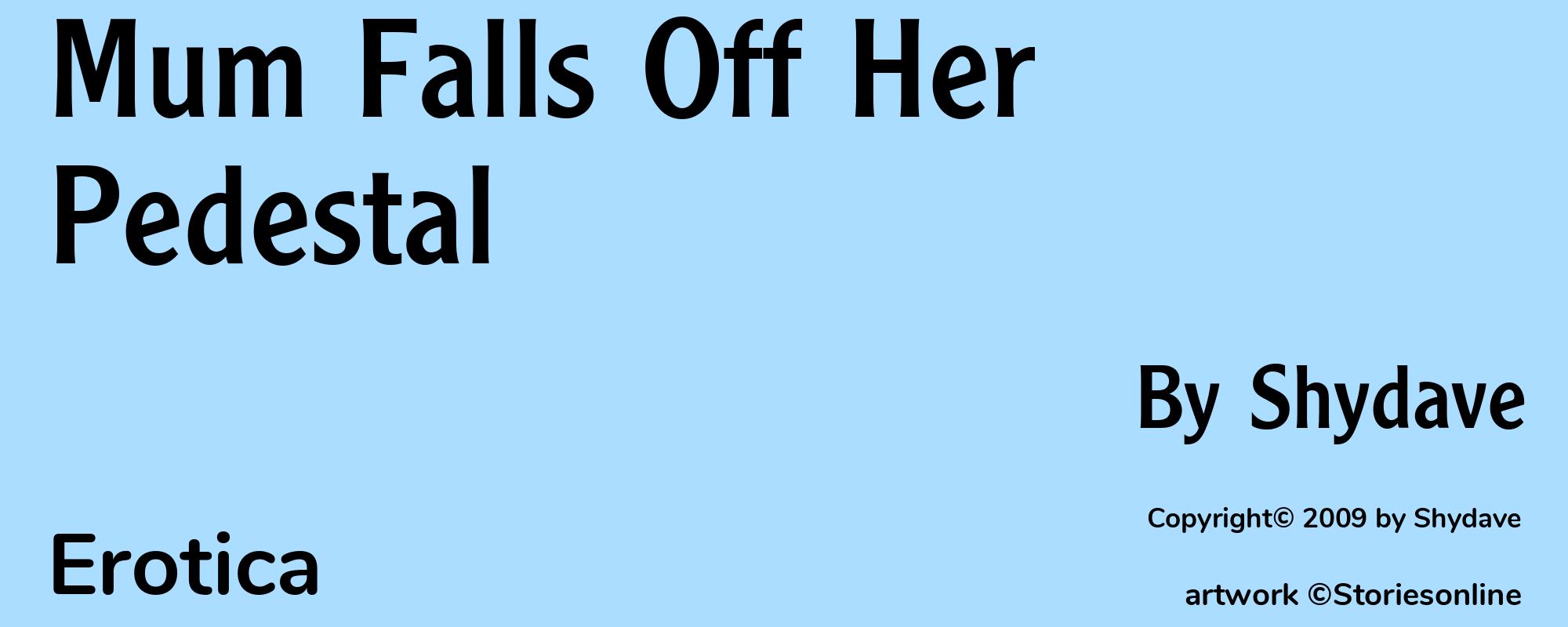 Mum Falls Off Her Pedestal - Cover