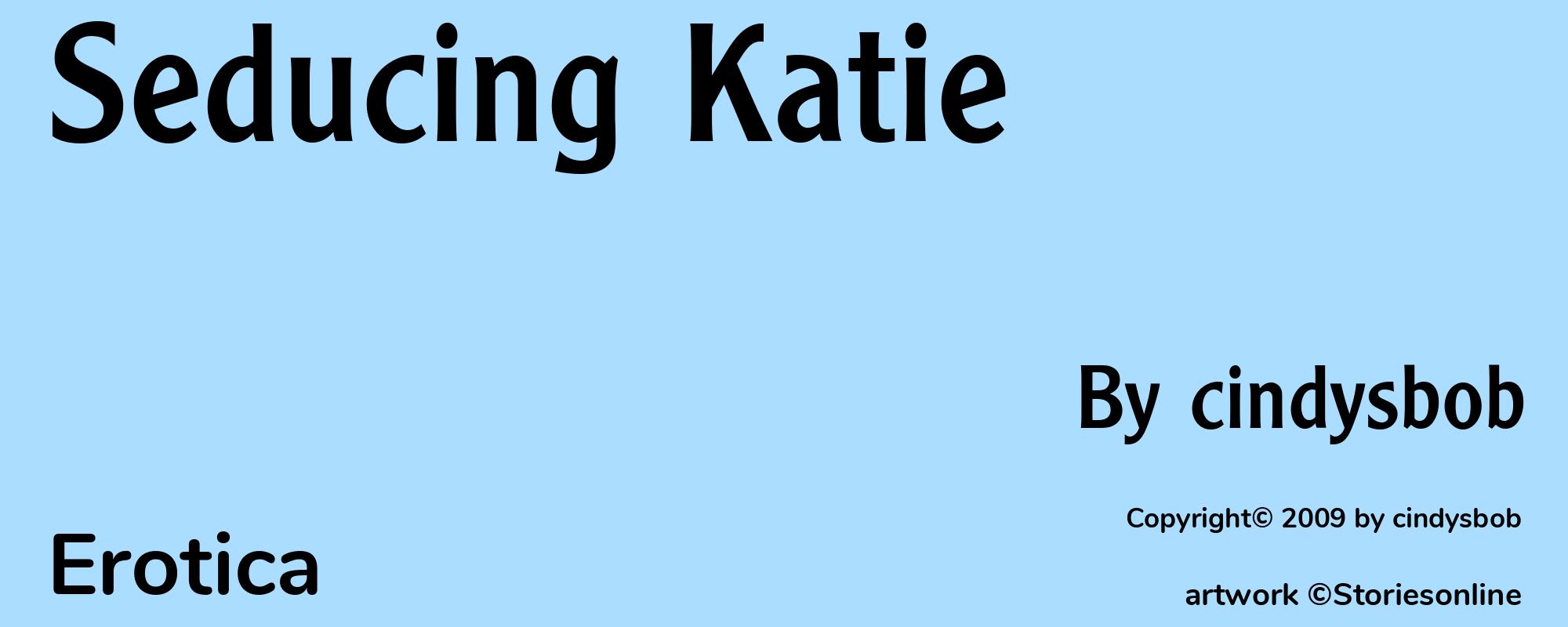 Seducing Katie - Cover