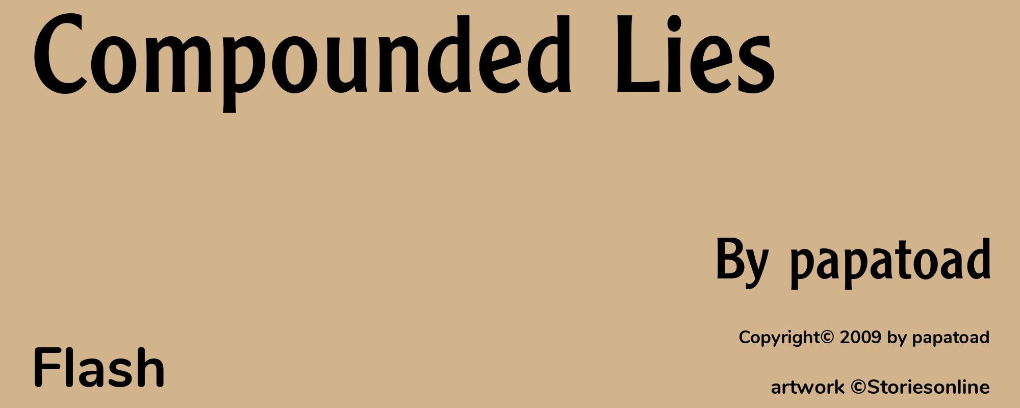 Compounded Lies - Cover