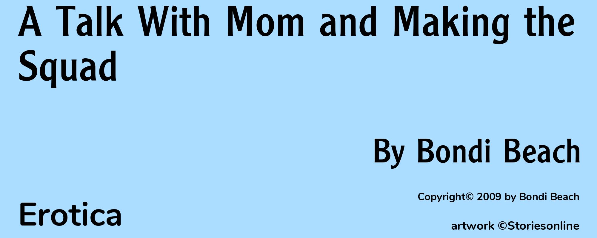 A Talk With Mom and Making the Squad - Cover