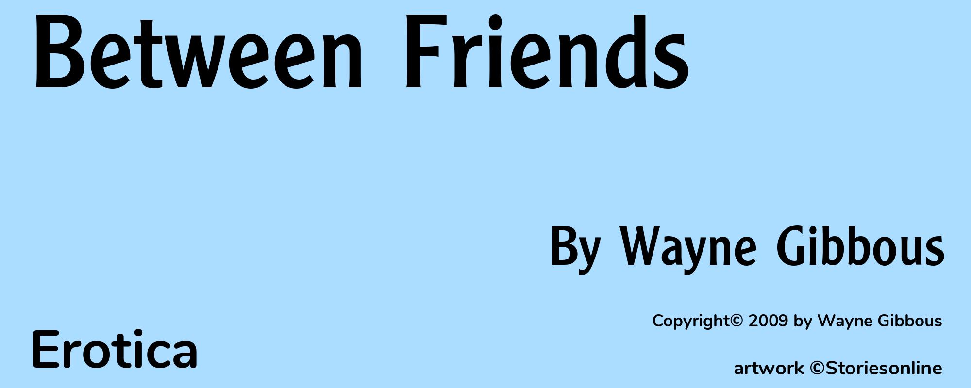 Between Friends - Cover