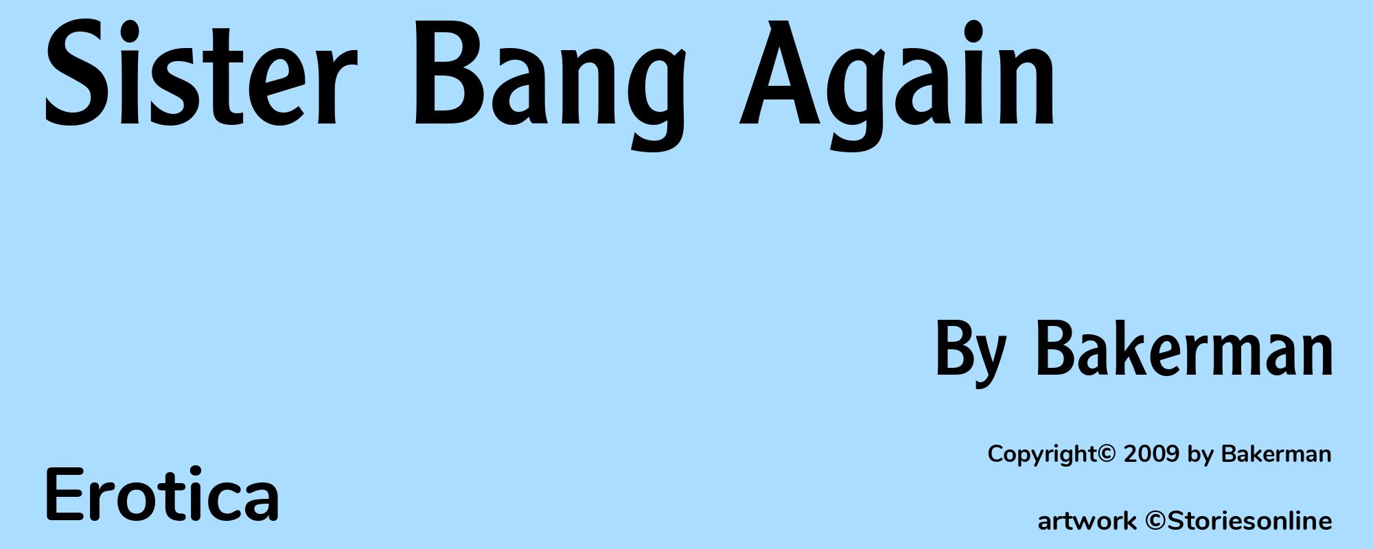 Sister Bang Again - Cover