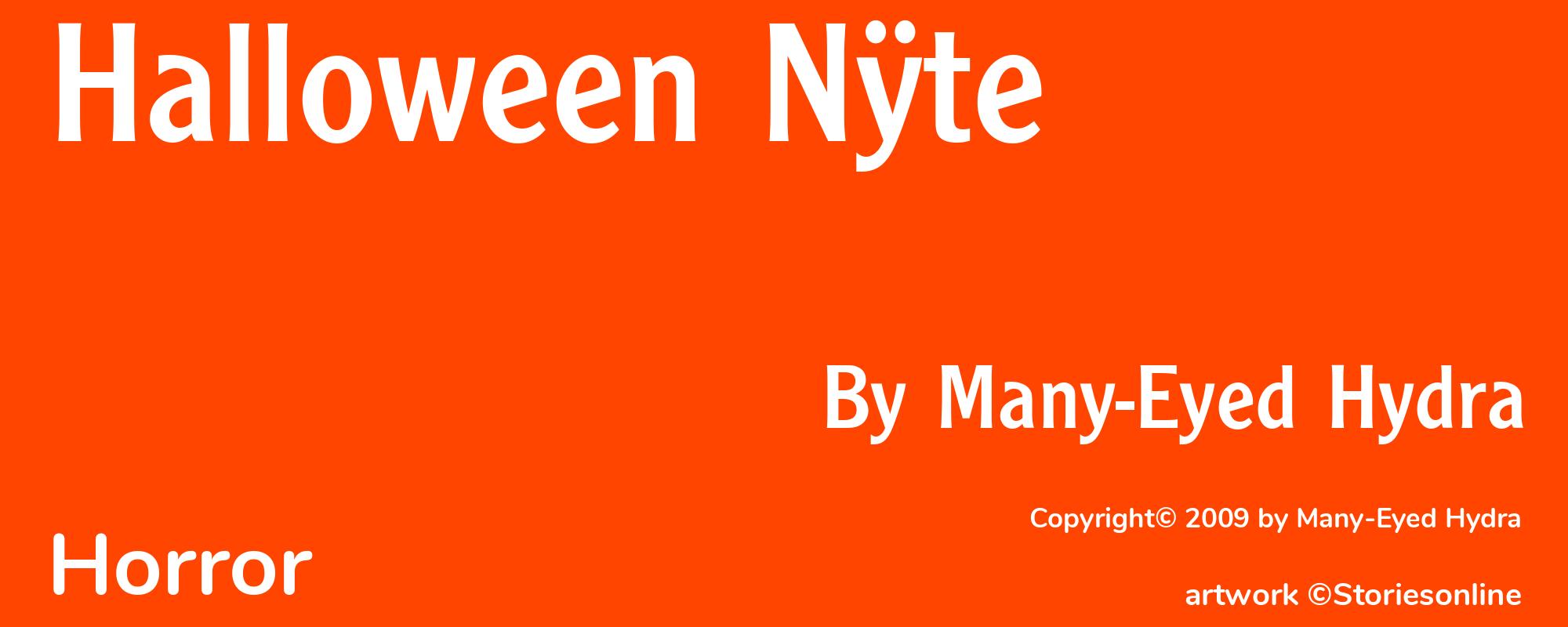 Halloween Nÿte - Cover