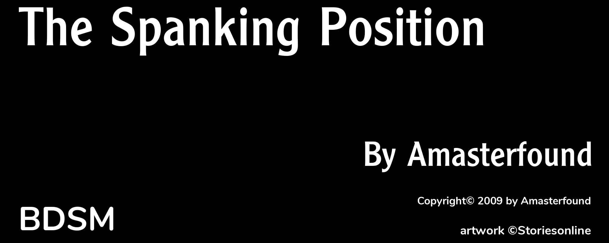 The Spanking Position - Cover