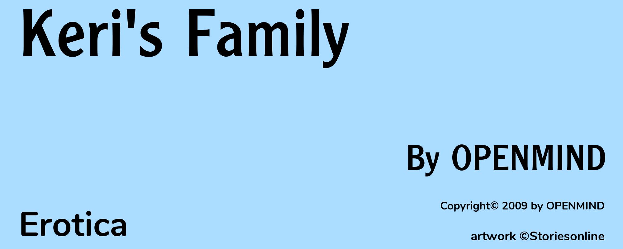 Keri's Family - Cover