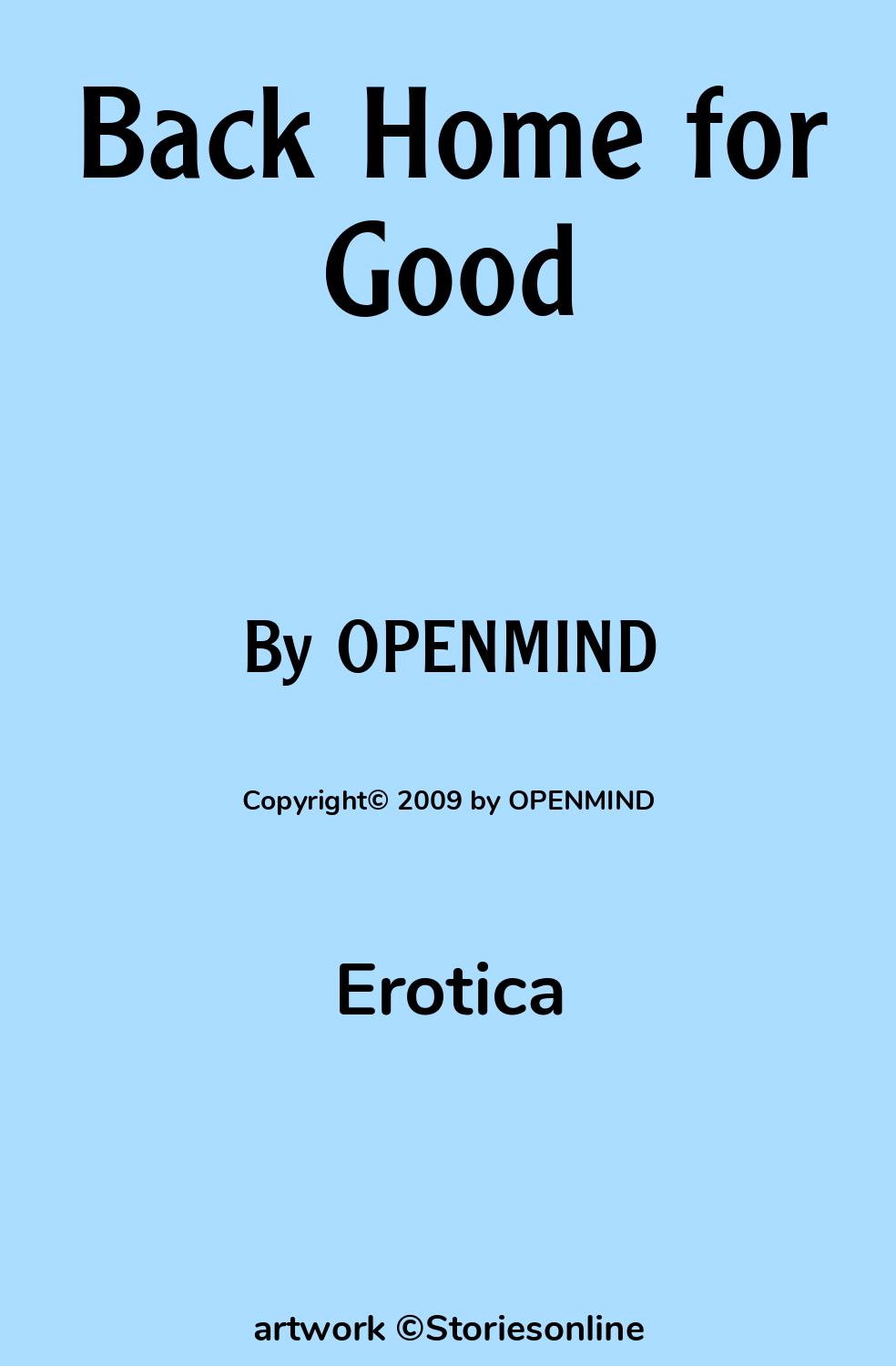 Back Home for Good - Erotica Sex Story