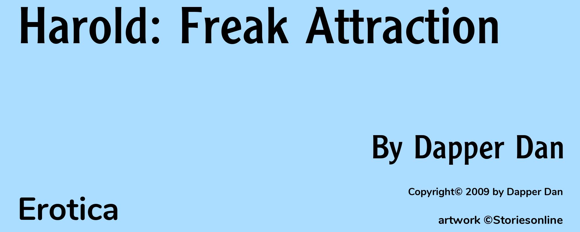 Harold: Freak Attraction - Cover