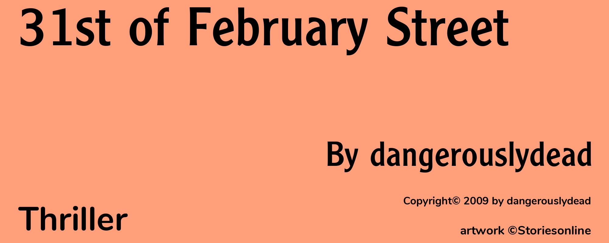 31st of February Street - Cover