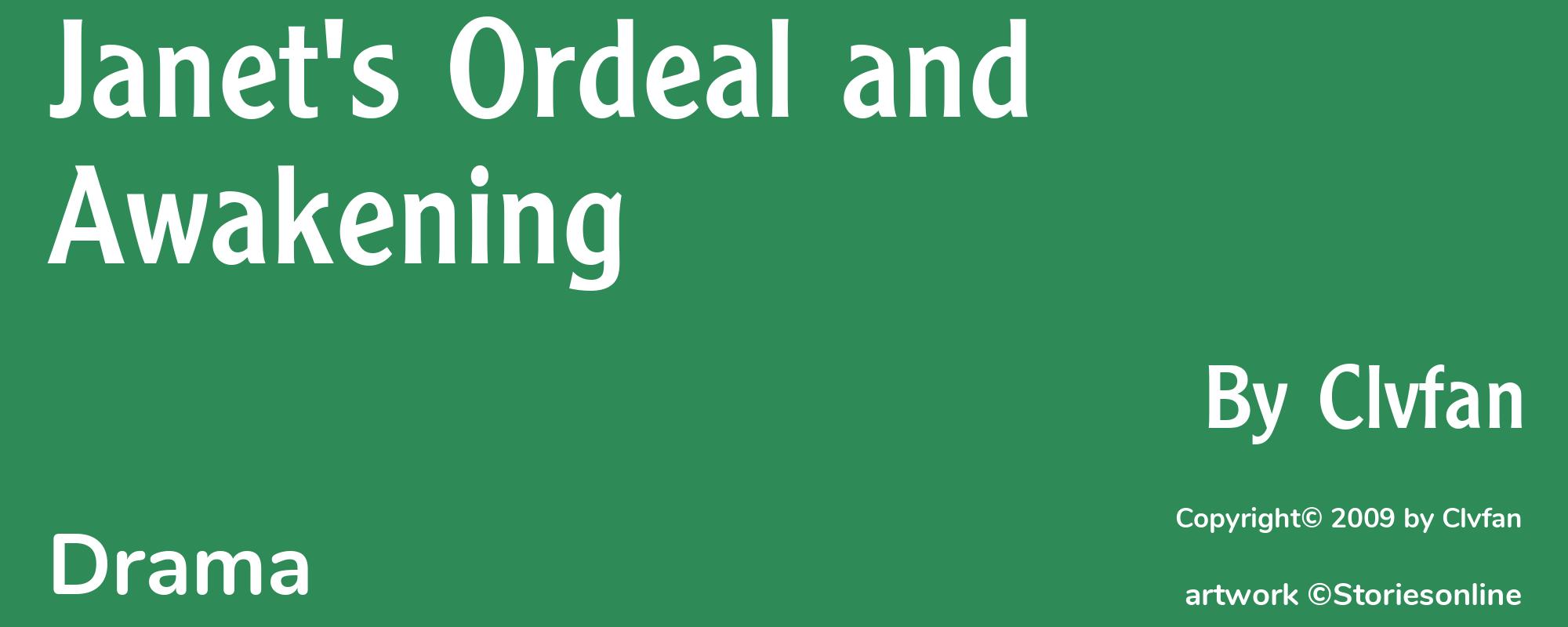 Janet's Ordeal and Awakening - Cover