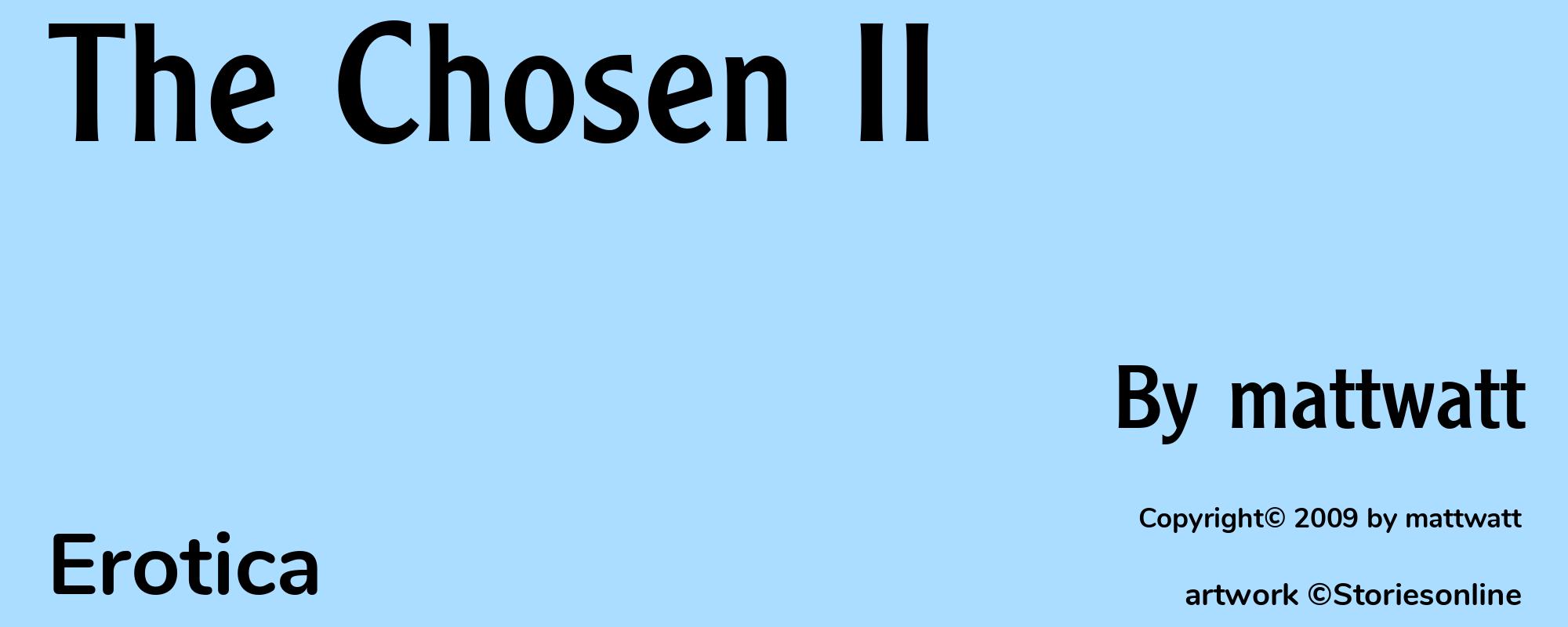 The Chosen II - Cover