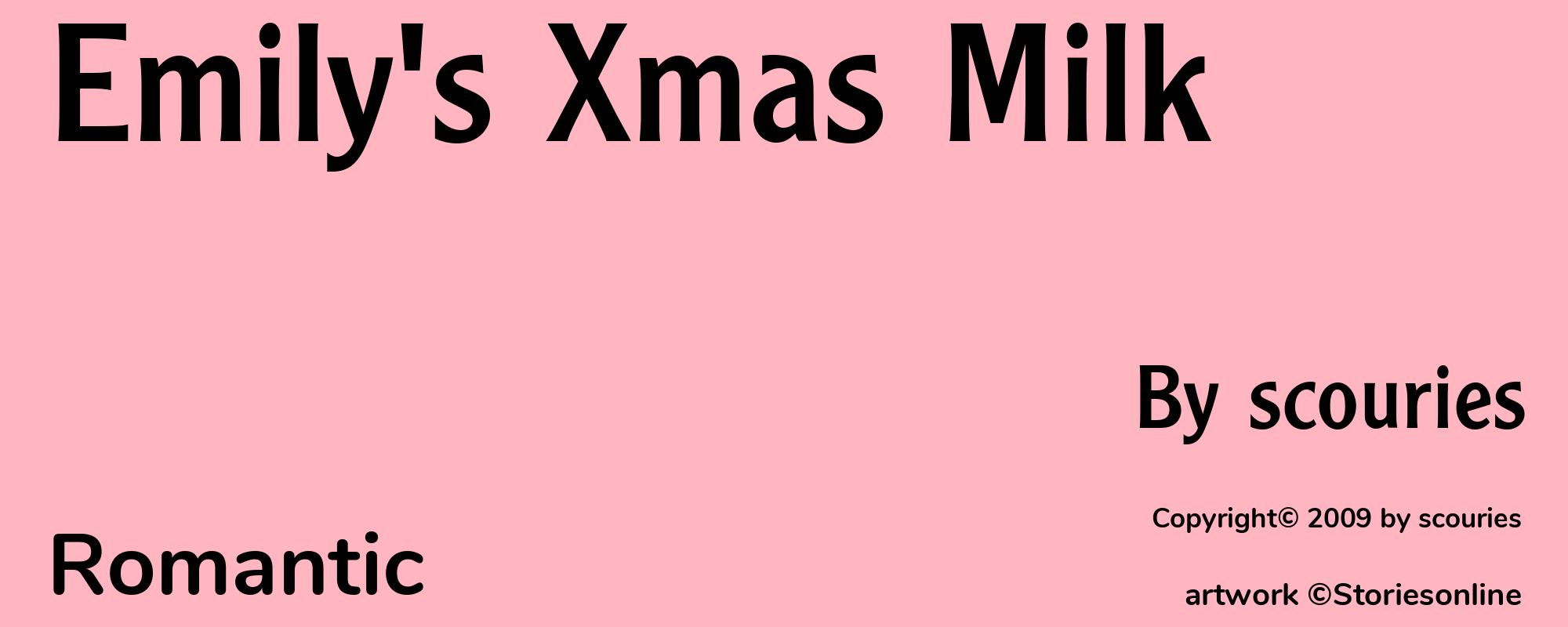 Emily's Xmas Milk - Cover