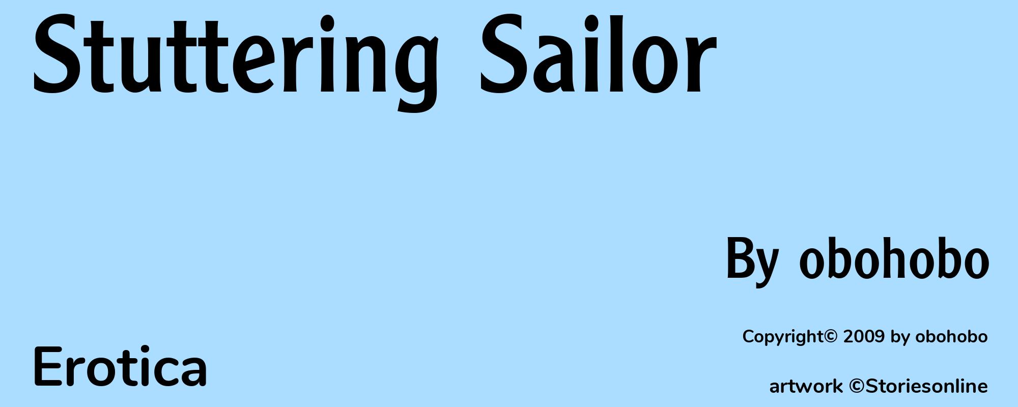 Stuttering Sailor - Cover