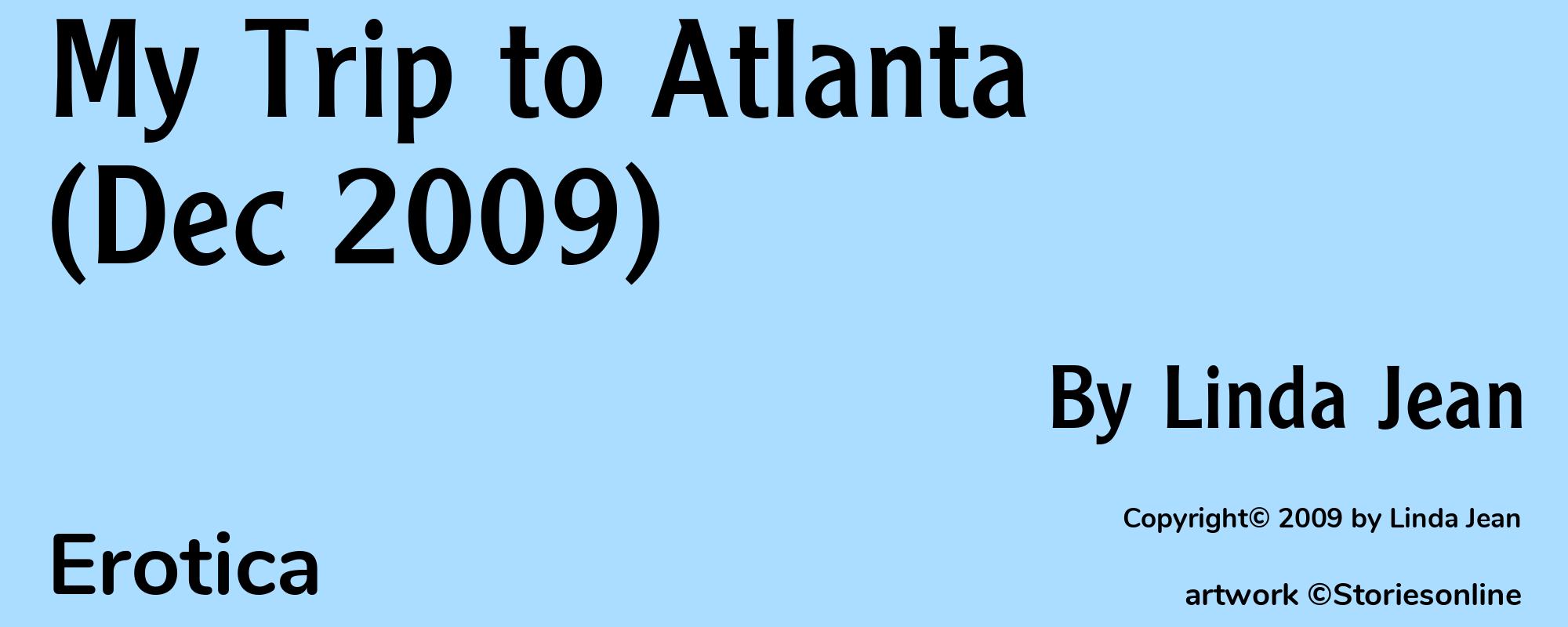 My Trip to Atlanta (Dec 2009) - Cover