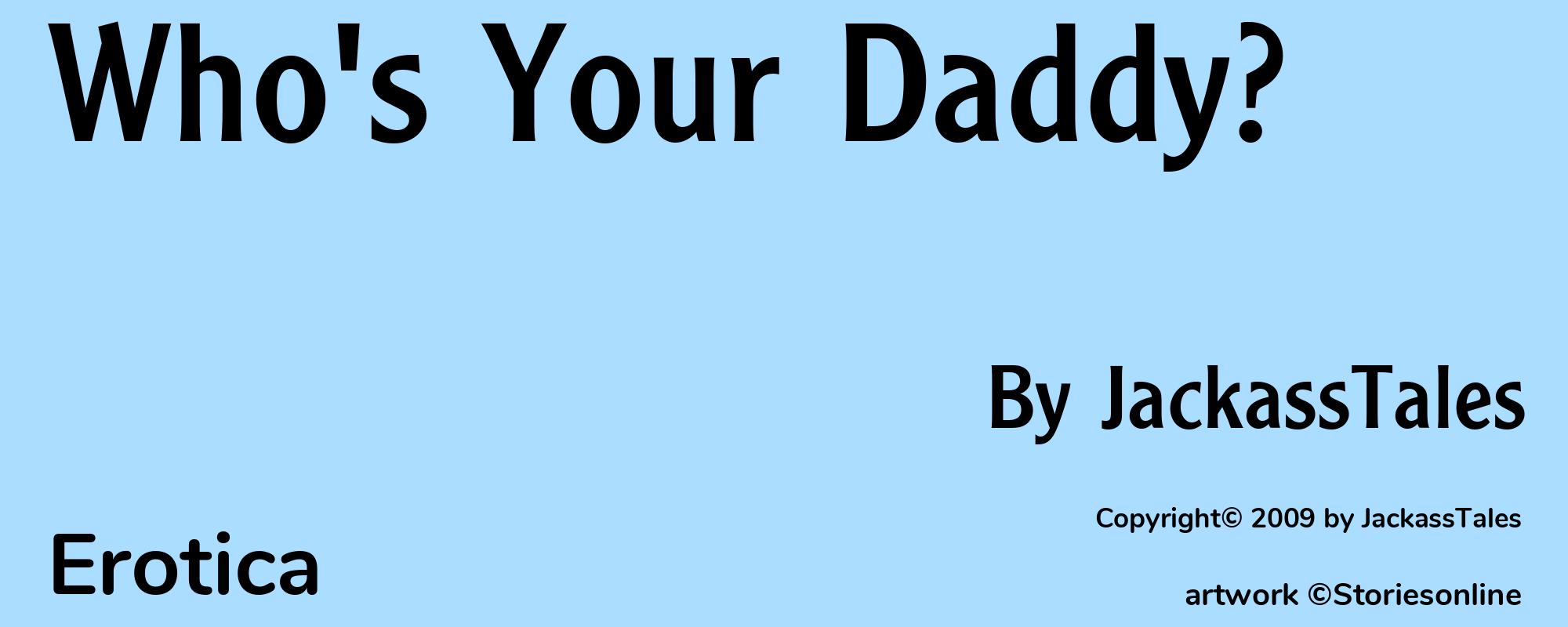 Who's Your Daddy? - Cover