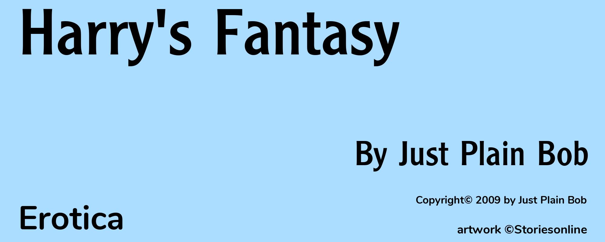 Harry's Fantasy - Cover