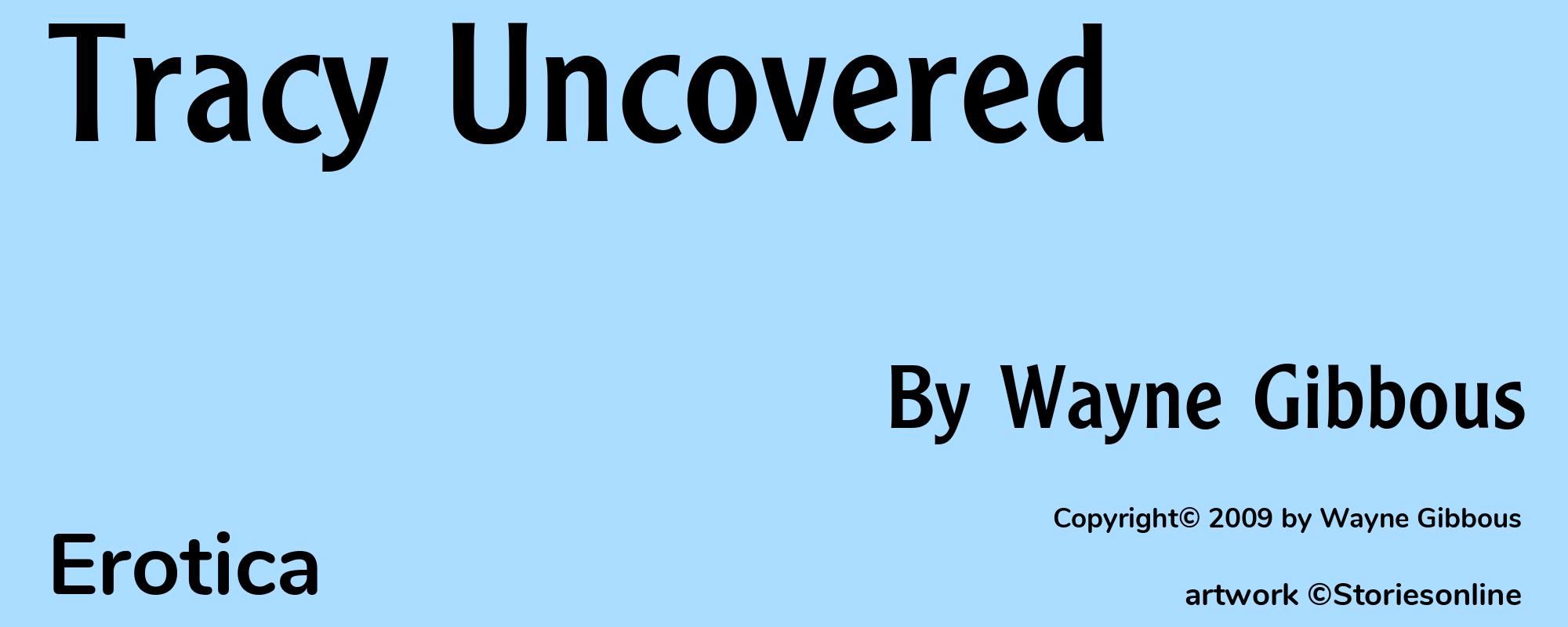 Tracy Uncovered - Cover