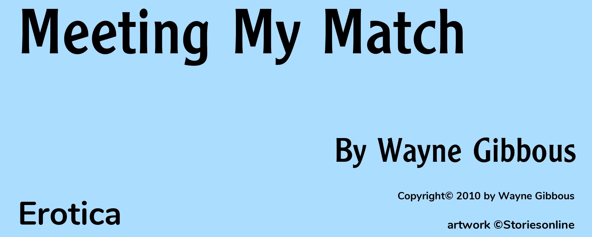 Meeting My Match - Cover
