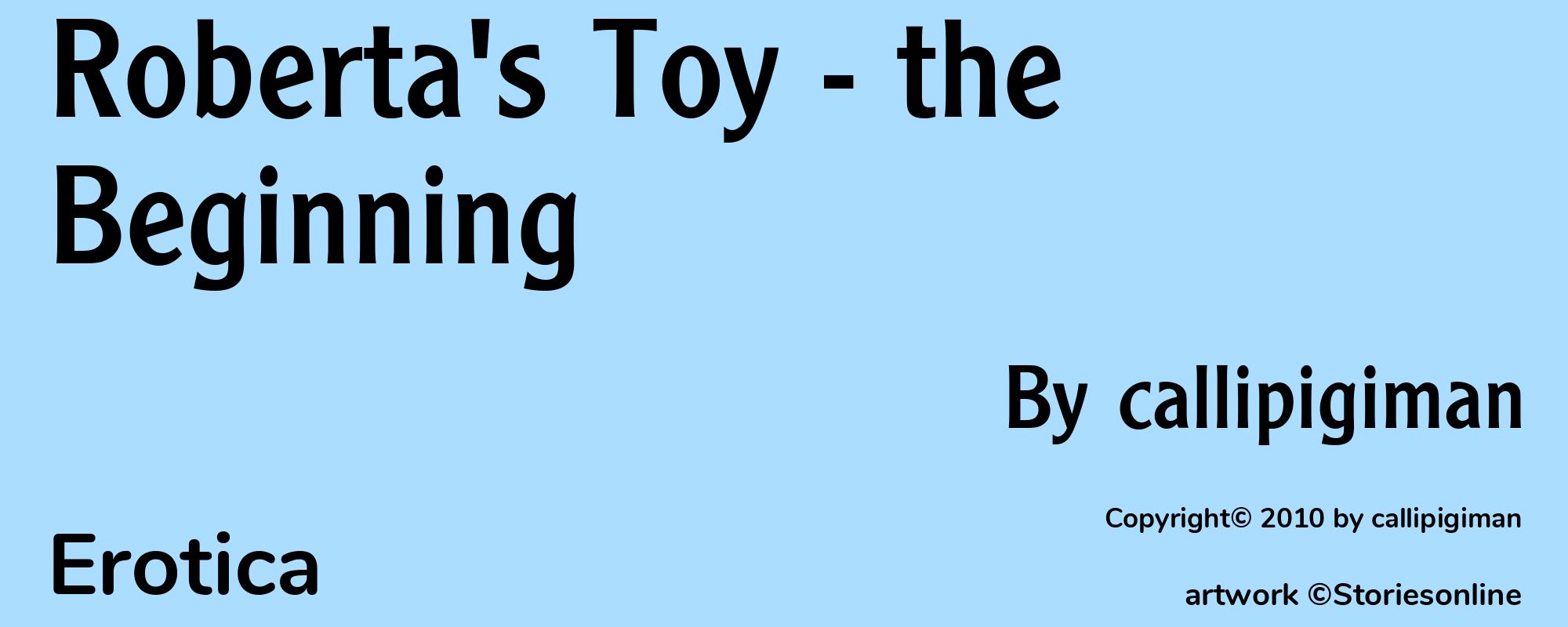 Roberta's Toy - the Beginning - Cover