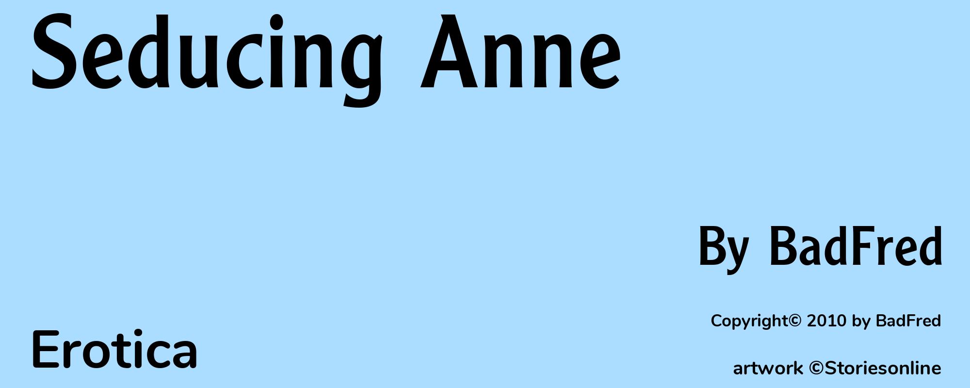 Seducing Anne - Cover