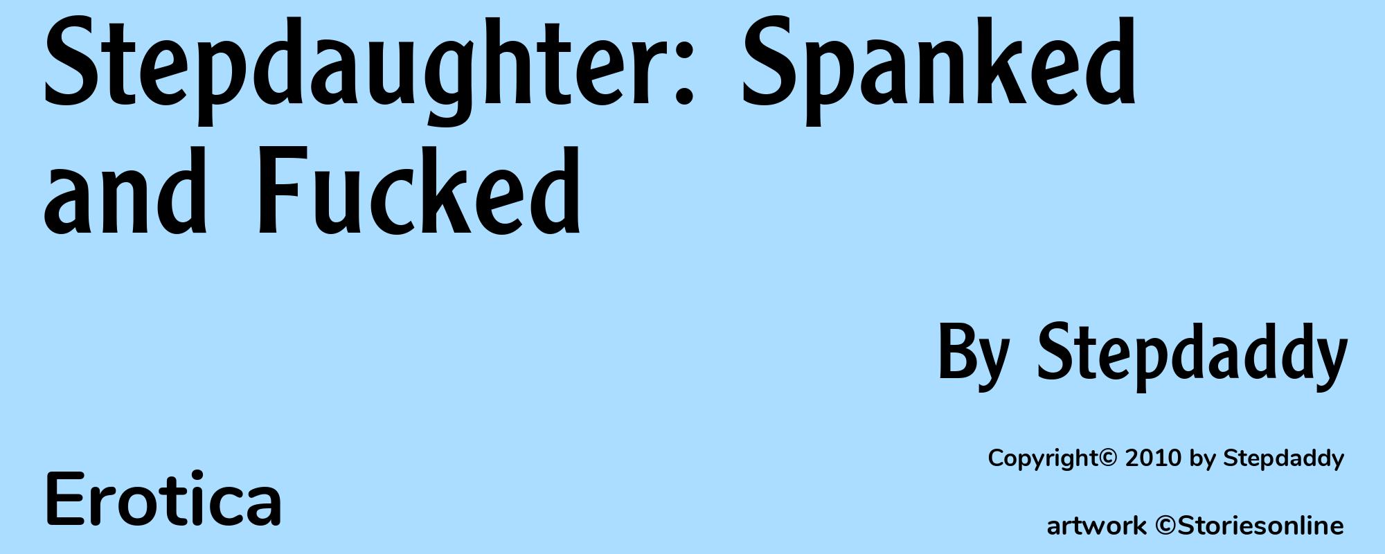 Stepdaughter: Spanked and Fucked - Cover