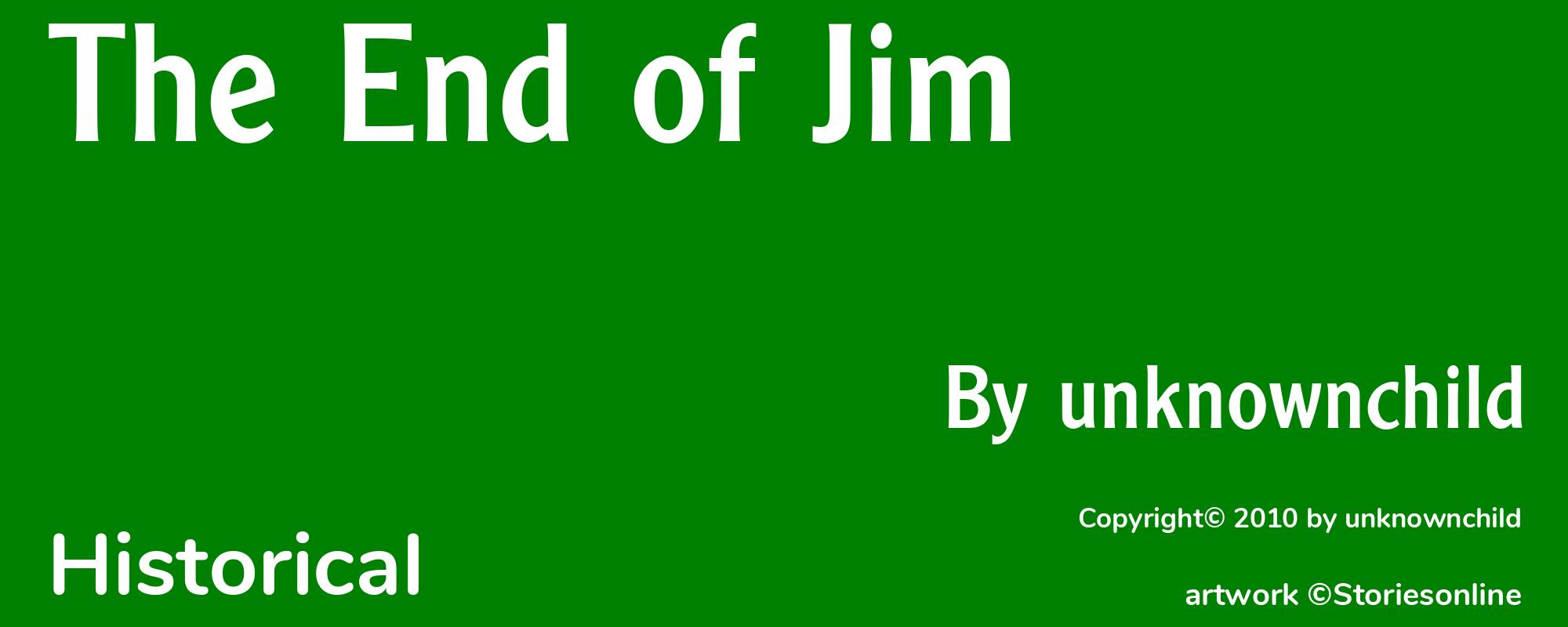 The End of Jim - Cover