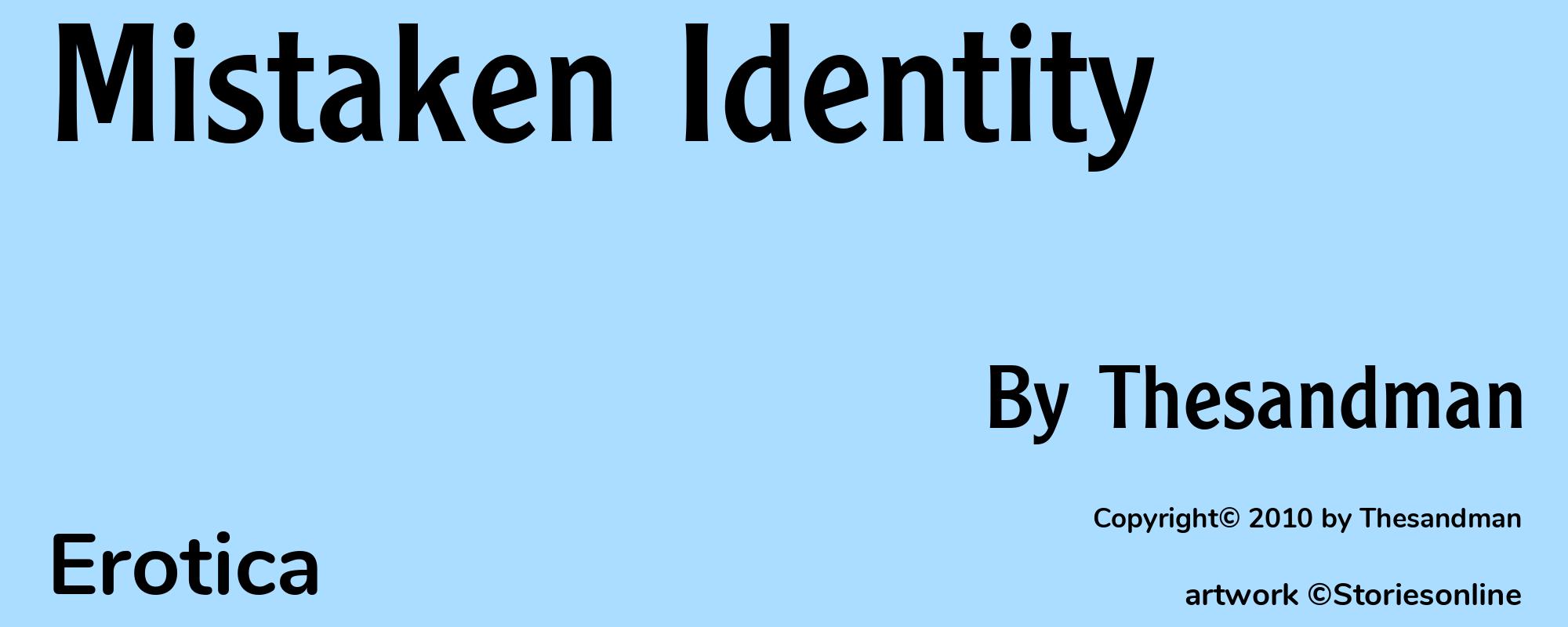 Mistaken Identity - Cover