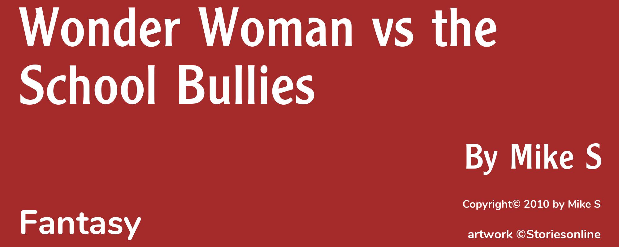 Wonder Woman vs the School Bullies - Cover