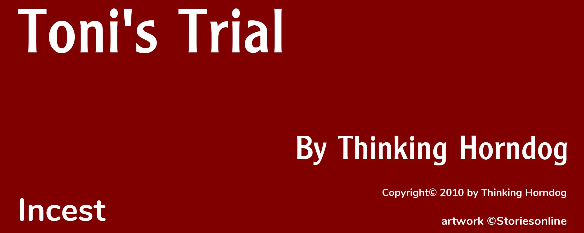 Toni's Trial - Cover