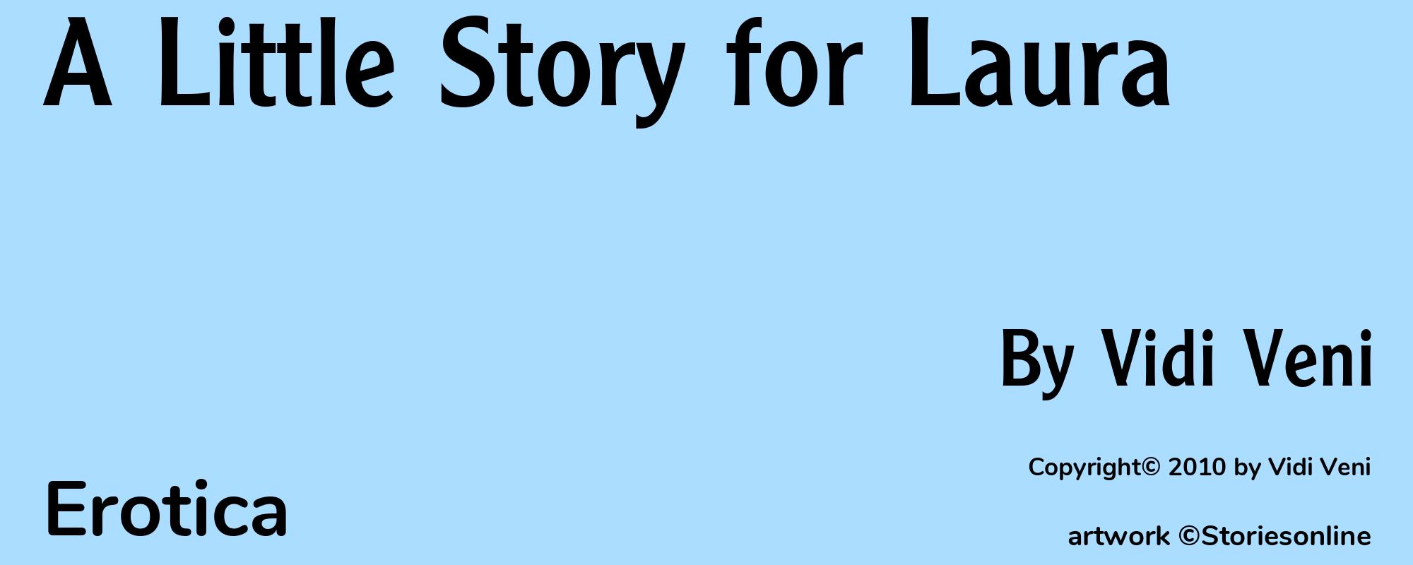 A Little Story for Laura - Cover