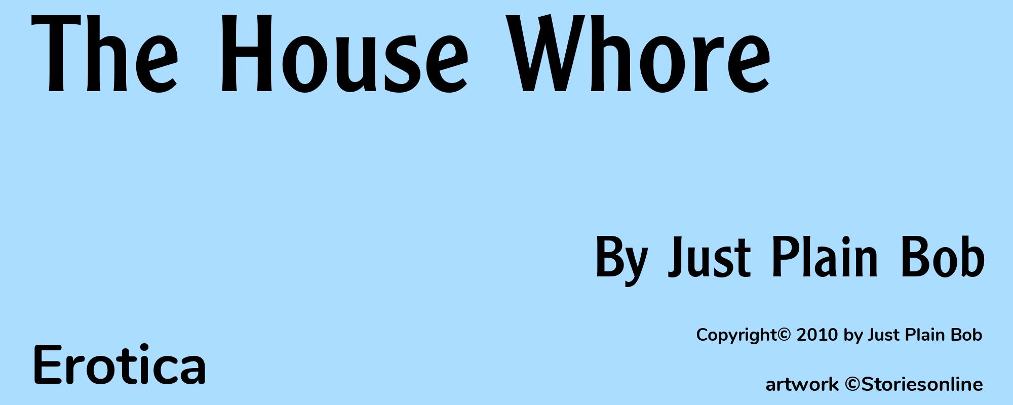 The House Whore - Cover