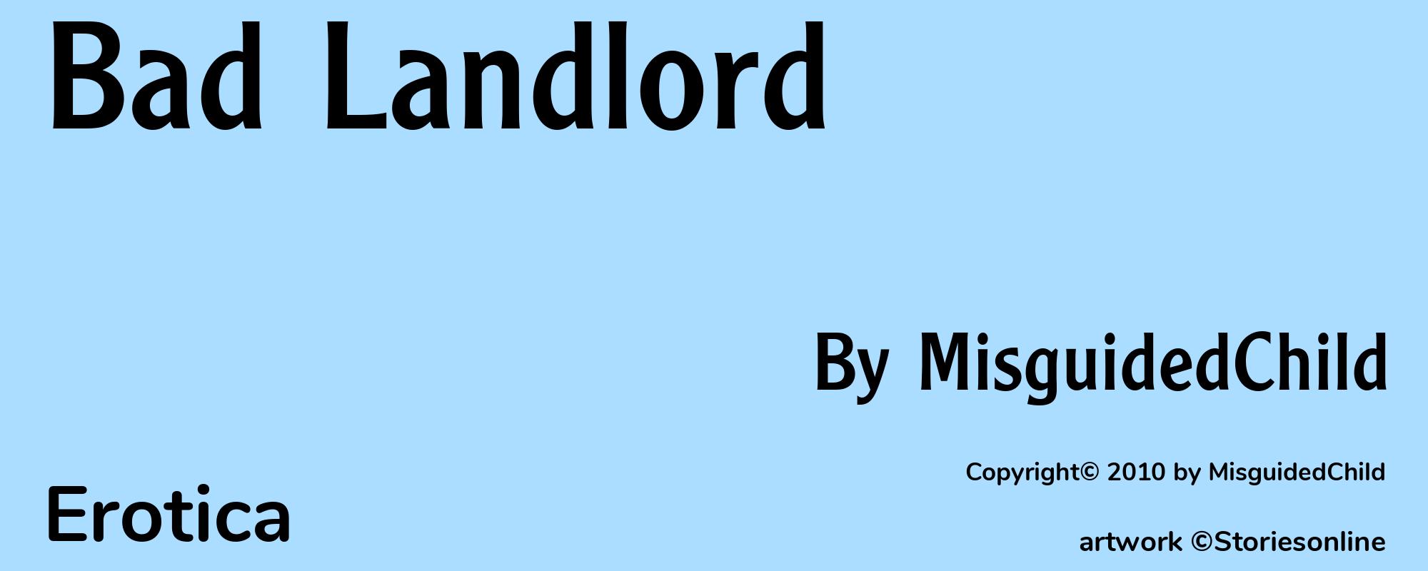 Bad Landlord - Cover