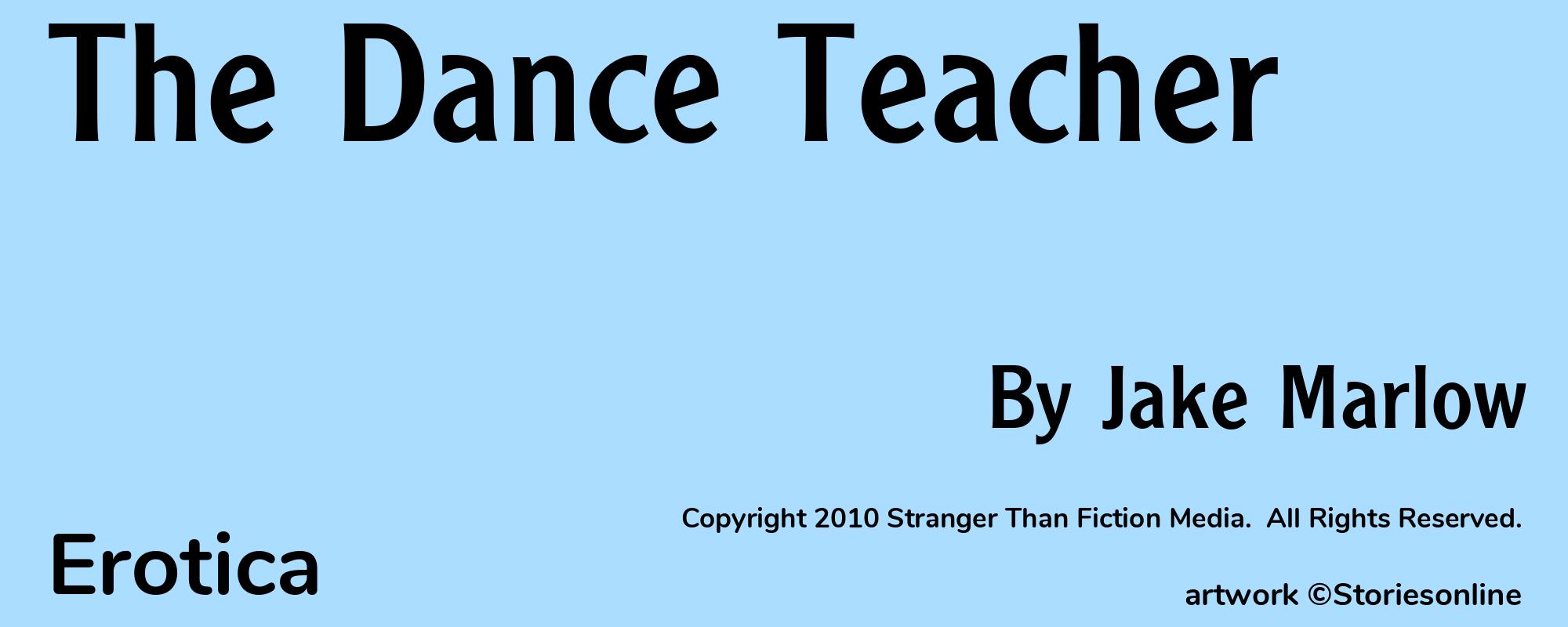 The Dance Teacher - Cover