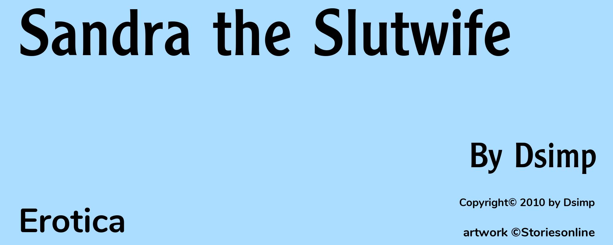 Sandra the Slutwife - Cover