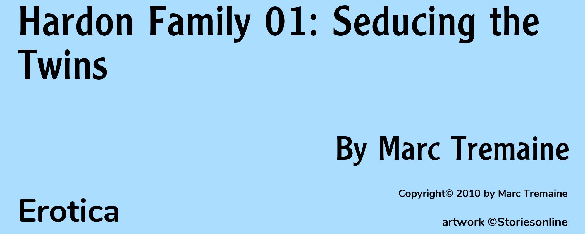 Hardon Family 01: Seducing the Twins - Cover