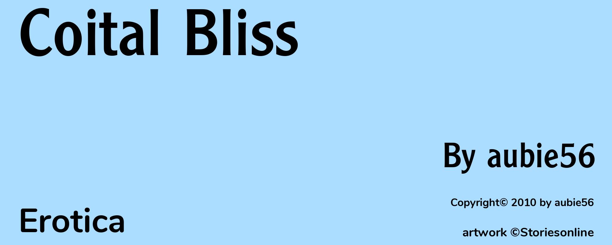 Coital Bliss - Cover