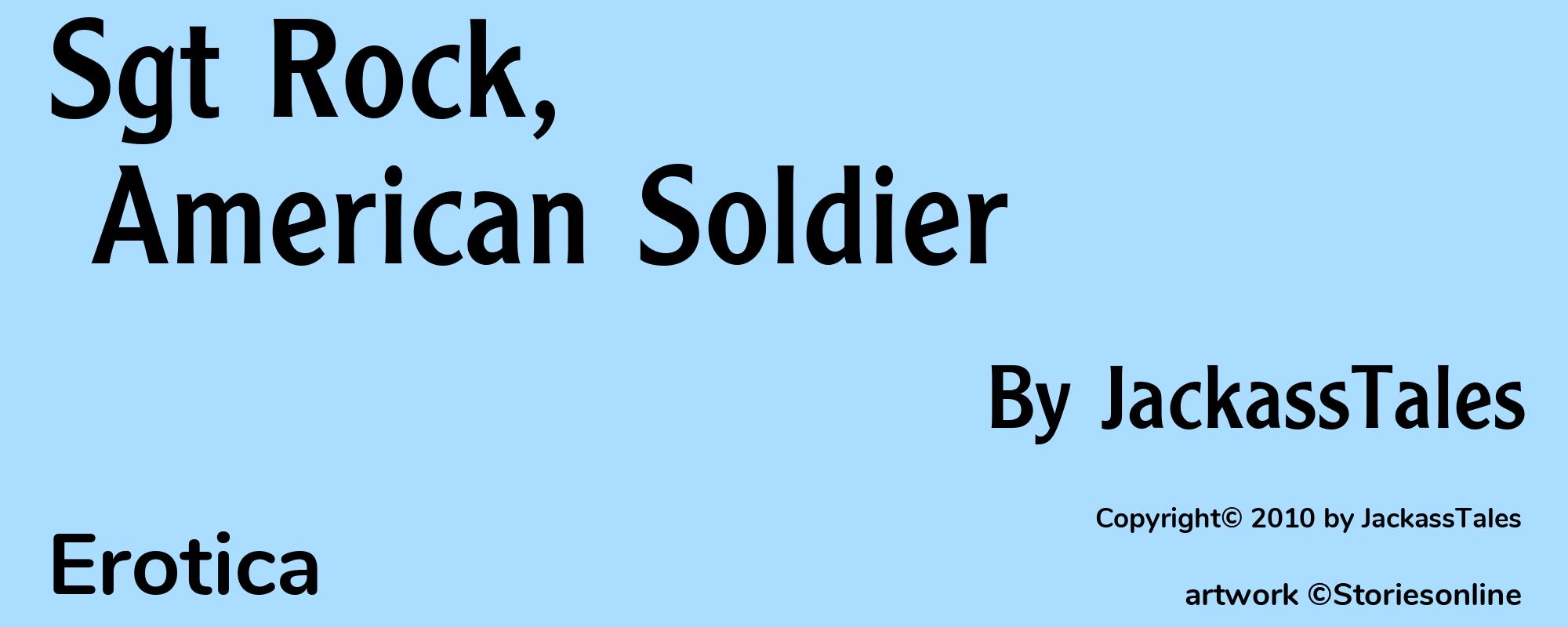 Sgt Rock, American Soldier - Cover