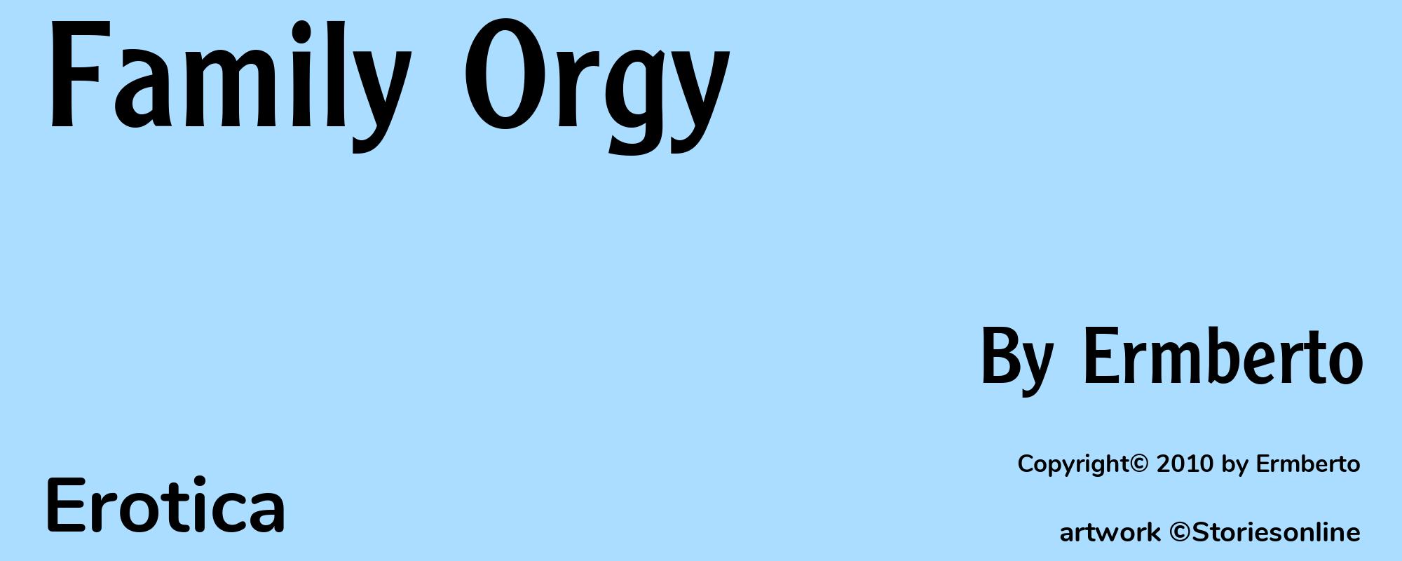 Family Orgy - Cover