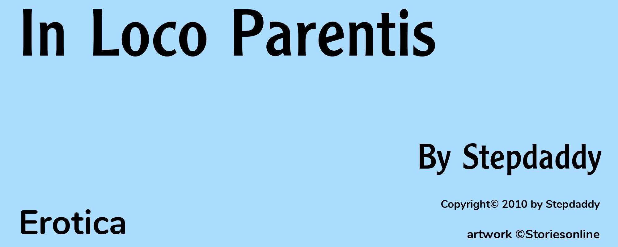 In Loco Parentis - Cover