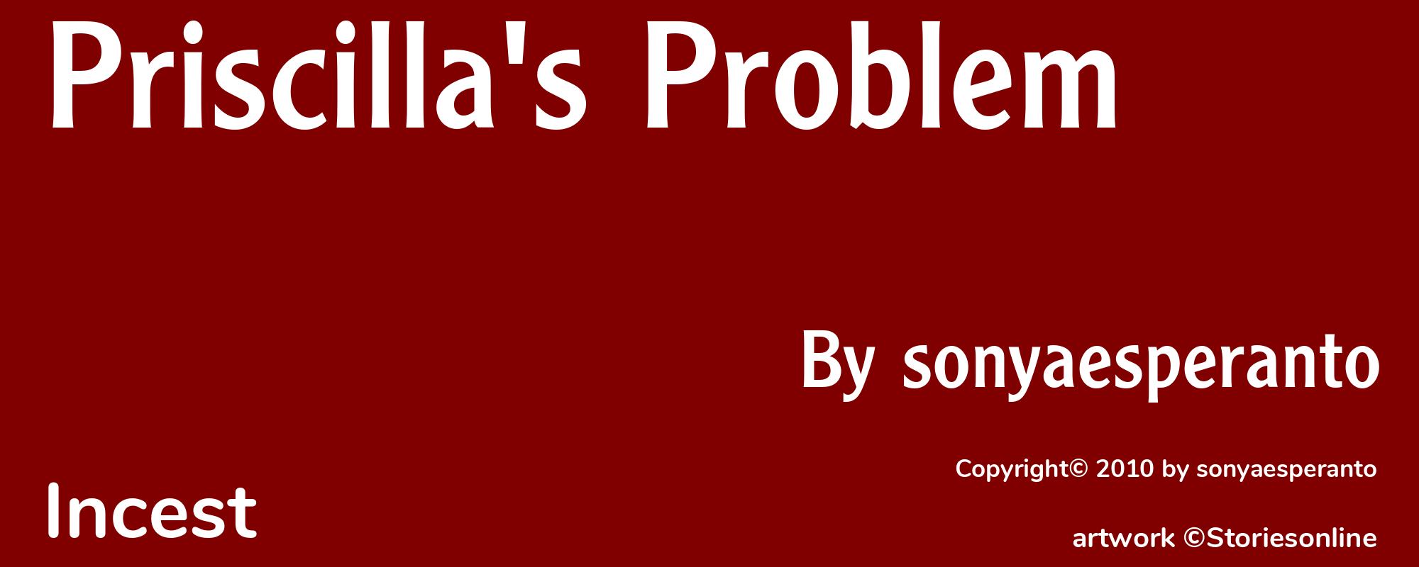 Priscilla's Problem - Cover