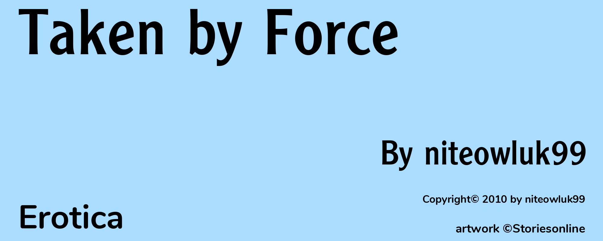 Taken by Force - Cover