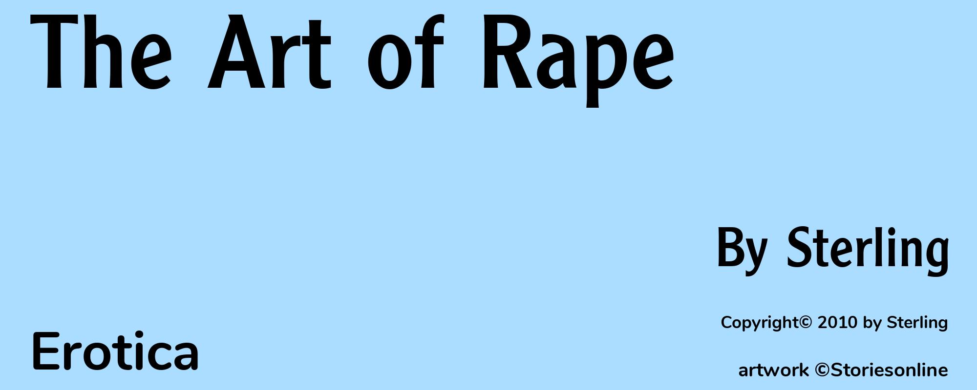 The Art of Rape - Cover