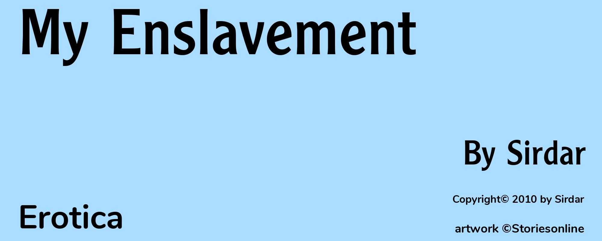 My Enslavement - Cover