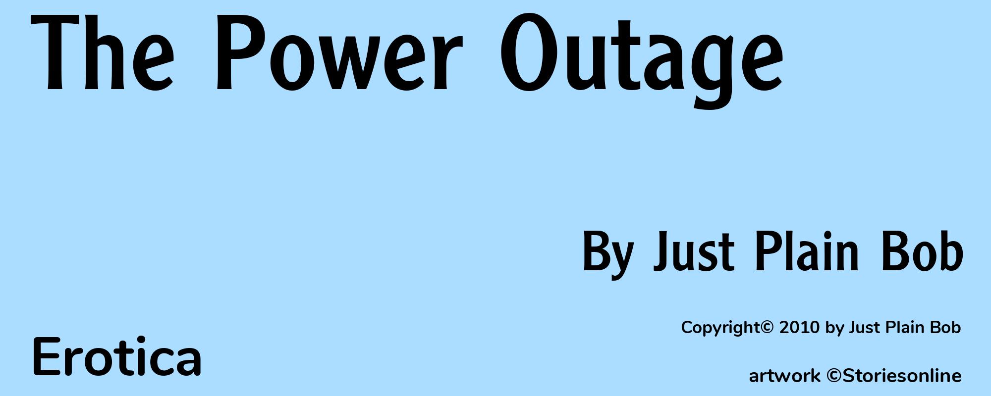 The Power Outage - Cover