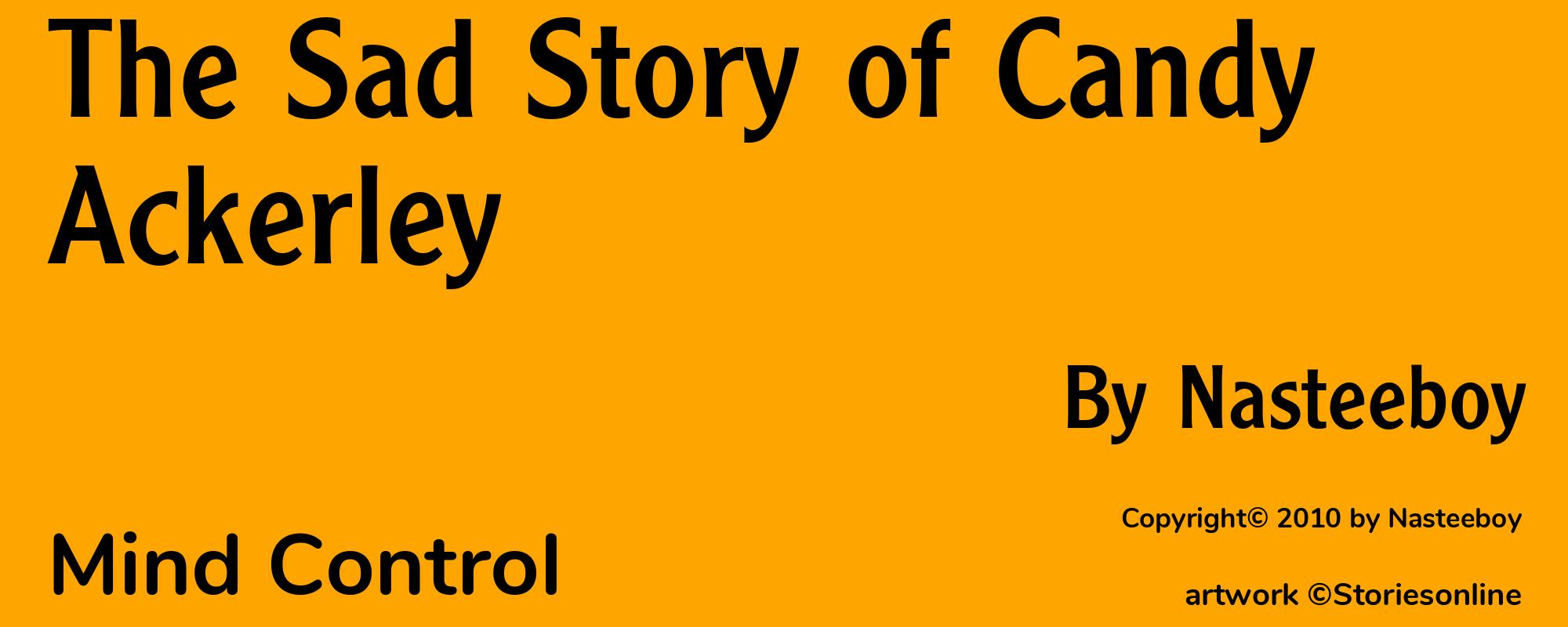 The Sad Story of Candy Ackerley - Cover